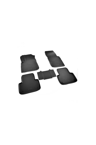 Lumi LUXURY Rubber mats tray compatible with Audi Q8 2018-