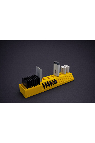 Tulparmekanik USB/SD Kart/Micro SD Kart Organizer Düzenleyici Stand Dekoratif...