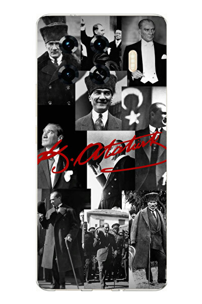 TechTree Tecno Spark 20 Pro+ Plus Compatible Red Mustafa Kemal Atatürk Signat...