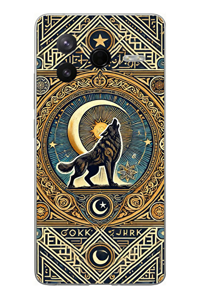 TechTree Poco F7 Pro Compatible Lone Wolf Gokturk Printed Silicone Case