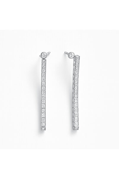 Tesbihane Vera 925 Ayar Gümüş 3 lü İthal Takım - Şık Kadın Kolye, Küpe ve Bil...