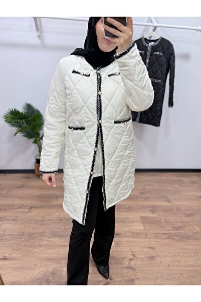 MODASEL İncili Kapitone Mont