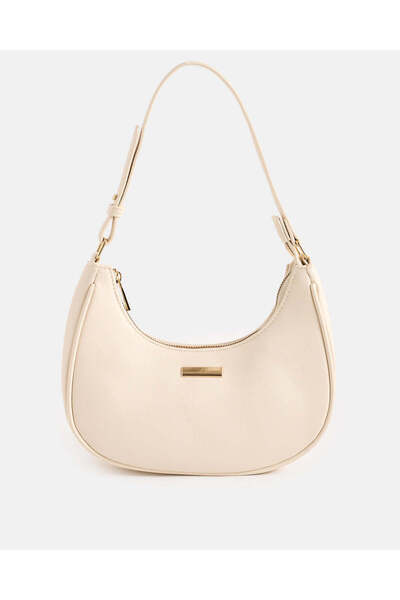 REDTAG Women Beige Embellished Shoulder Bag