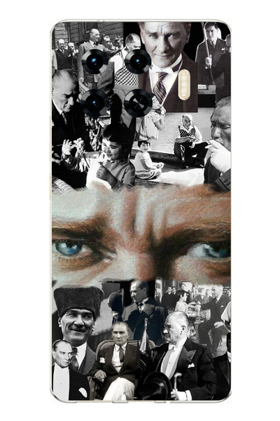 TechTree حافظة سيليكون متوافقة مع هاتف Tecno Spark 20 Pro+ Plus بلون أتاتورك ...