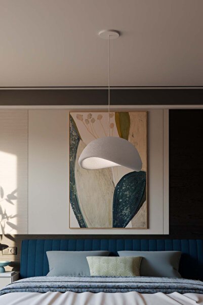 Kitchen Life Bohemia Doğal Gerçek Beton Dokulu Avize - Modern Kompozit Beton ...