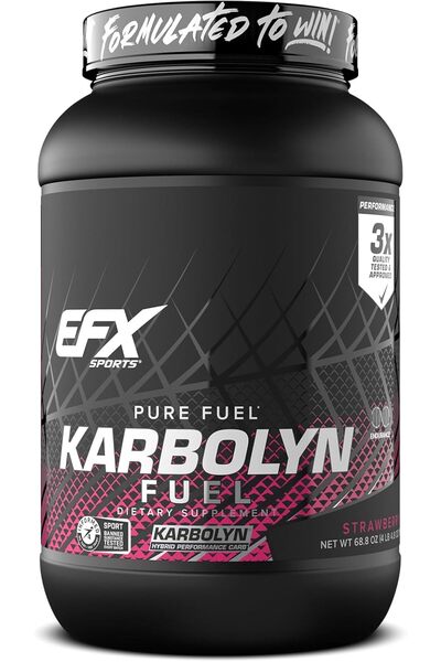 EFX Sports EFX Karbolyn Fuel Strawberry 4lb - Carbohydrate Supplement for End...