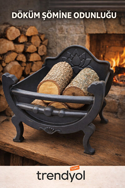 Aydin 1. Sınıf Döküm Odunluk | Şömine & Soba Yanı | Isıya Dayanıklı