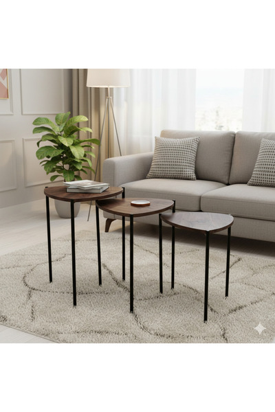 SADANHOME طاولة جانبية، طاولة قهوة حديثة لغرفة المعيشة وغرفة النوم