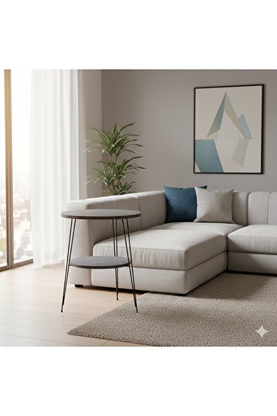 SADANHOME طاولة جانبية، طاولة قهوة حديثة لغرفة المعيشة وغرفة النوم