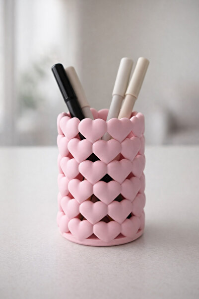 Eyiser Store منظم طاولة بلاستيكي متعدد الأغراض بتصميم شبكي على شكل قلب (ارتفا...