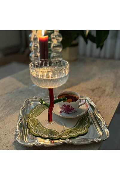 i love home glass Rosé Blown Glass Goblet - 200 ml