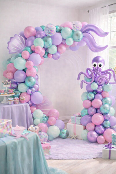 ENG PARTİ DÜNYASI 100 Parça Doğum Günü Balon Konsepti - Happy Birthday Seti E...