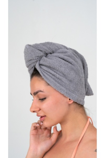 EMİLLİE 3 Pcs 100% Cotton Towel Hair Cap – Quick Drying, Soft and Highly Wate...