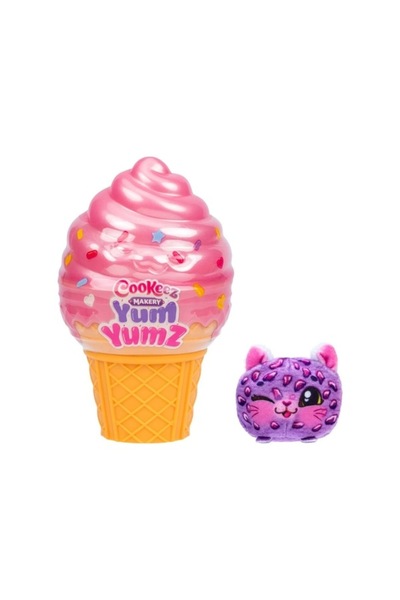 GIOCHI PREZIOSI Cookeez Makery Yum Yumz Dondurma Tekli Paket Kokulu Peluş Lis...