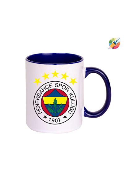 CERCİBAZAAR Fenerbahçe Logolu Baskılı Kupa Bardak