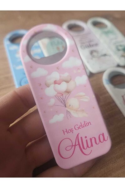 fırsatlar diyarı Tavşan Tema Açacak Magnet Yeni Doğan Bebek Mevlit 6 Ay Kınas...