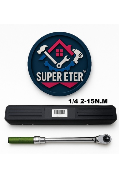 super ETER 1/4" Ratchet Torque Wrench 2–15 N·m – High Precision for Delicate ...