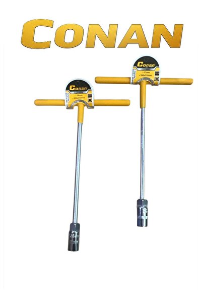 CONAN Set of 2 T-Handle Socket Wrenches – Model COT5816 (16mm) & COT5817 (17m...