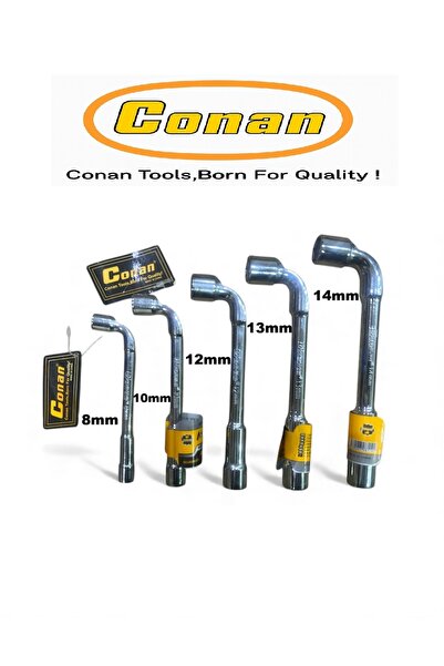 CONAN 5 Pieces – Professional L-Shape Wrench Set – 8mm + 10mm + 12mm + 13mm +...
