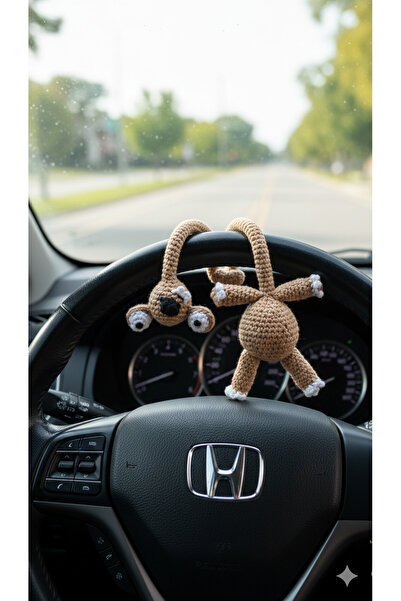 tasarım my home Buz devri sid amigurumi aksesuar araba süsü direksiyon süsü