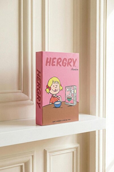 Buka Shops صندوق كتب ديكوري بتصميم فتاة الكوميكس الكلاسيكية - وردي اللون بنمط...