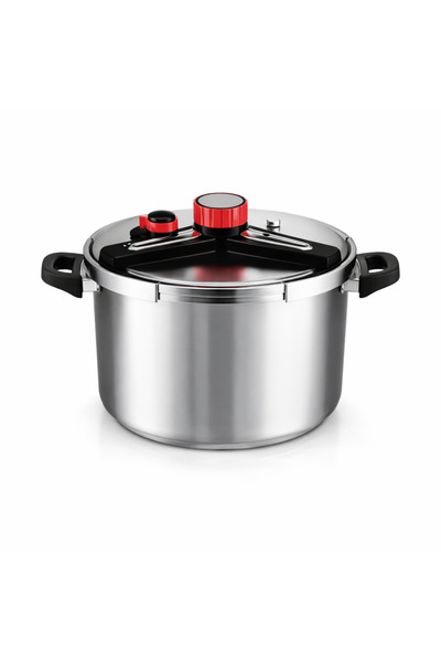 Pressure Cookers Stainless steel pressure cooker 12 L, 26 cm, compatible with...