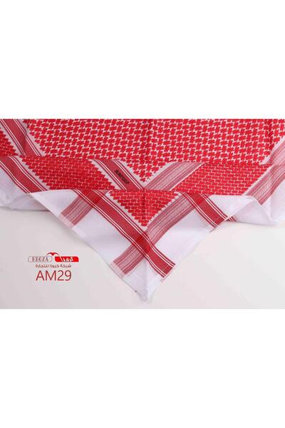 Generic A red shemagh, a product that combines quality and heritage with a mo...