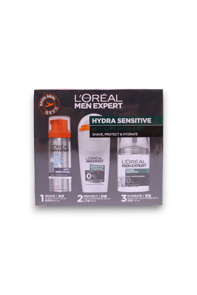 L'Oreal Paris Σετ Ταξιδιού L'Oreal Paris: Men Expert, Χωρίς Αλκοόλ, Ενυδατική...