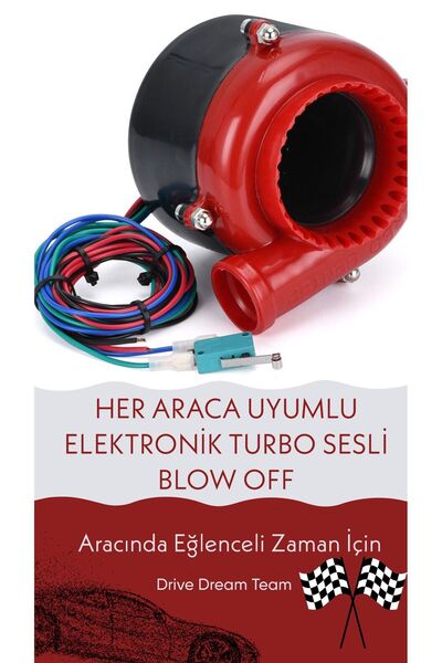 DRİVE DREAM Eğlenceli Araç Ses Efekti Elektronik Modül Yapay Turbo Nostalji S...