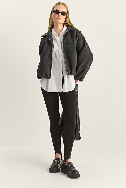 Bianco Lucci بنطال ضيق نسائي عالي الخصر يبرز انحناءات الجسم فيزو 8016 60283891