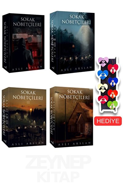 İndigo Kitap Sokak Nöbetçileri 4 Kitap Set (Karton Kapak) 8'liÖzel Tasarım Ka...