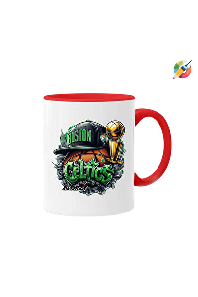CERCİBAZAAR Printed Trophy Cup with Celtics Logo