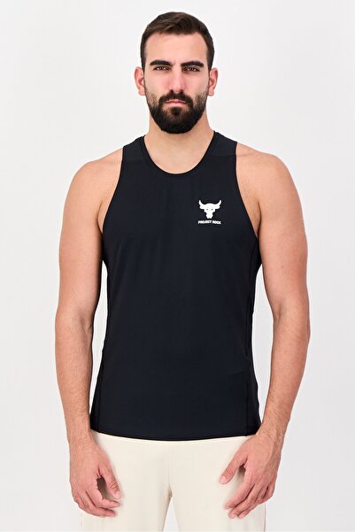 Under Armour Men Fitted Fit Sleeveless Outdoor Vests, Black