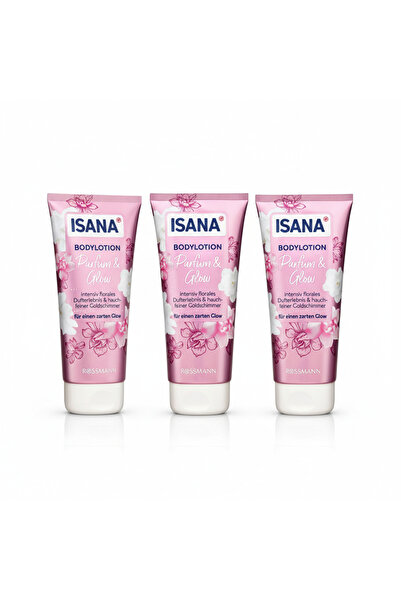 ISANA Body Lotion Parfum & Glow, 200 ml X3 Pcs