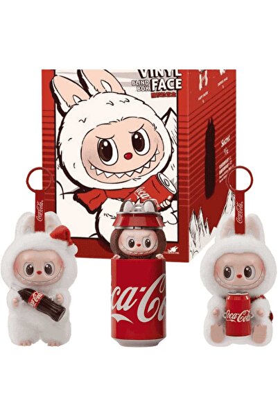 Pop Mart Breloc Labubu The Monsters Coca Cola Series Vinyl Face Single Blind Box