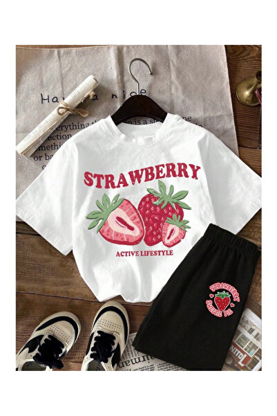 trendypassion Tricou unisex cu imprimeu căpșuni