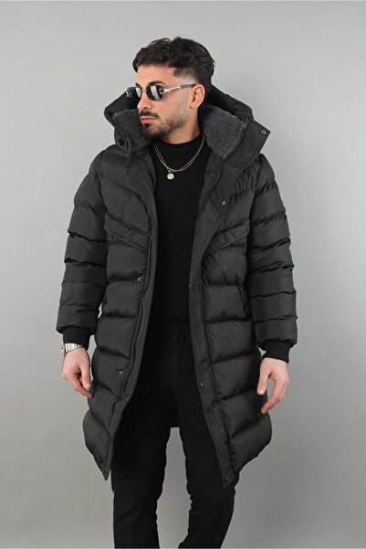 RHONES Hooded Long Men's Puffer Coat 1150