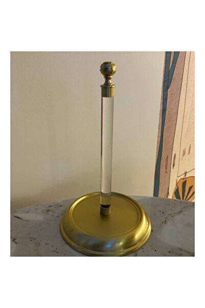 i love home glass حامل مناشف نحاسي على شكل لفة