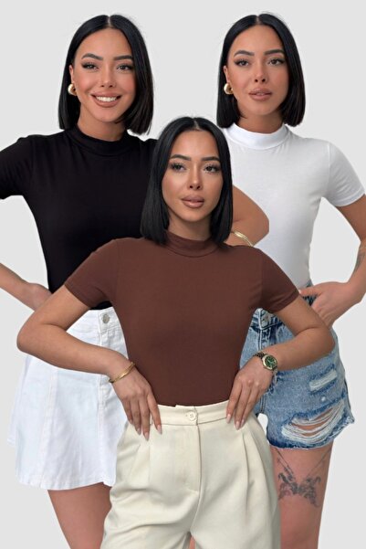 Lunamiratto Μπλουζάκι Fisherman με κοντό μανίκι από βαμβακερό υλικό σε μαύρο,...