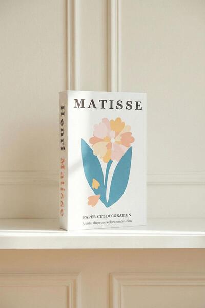 Buka Shops Pop Art Themed Decorative Book Box -'Flowers' Colorful Floral Patt...