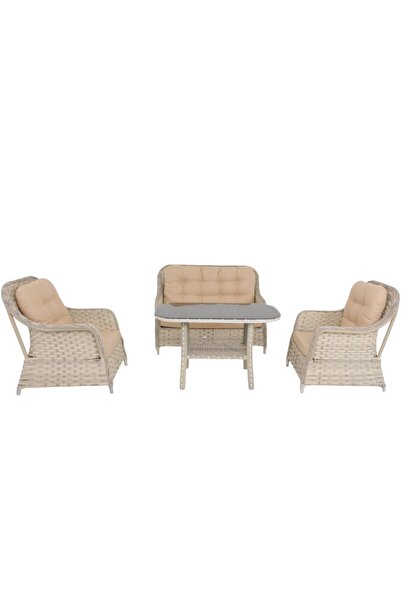 ReHome Force Rattan Bahçe Oturma Grubu 861 |