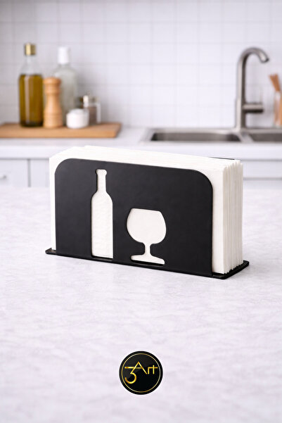 3art Metal Decorative Napkin Holder - Modern Table Napkin Holder - Stylish De...