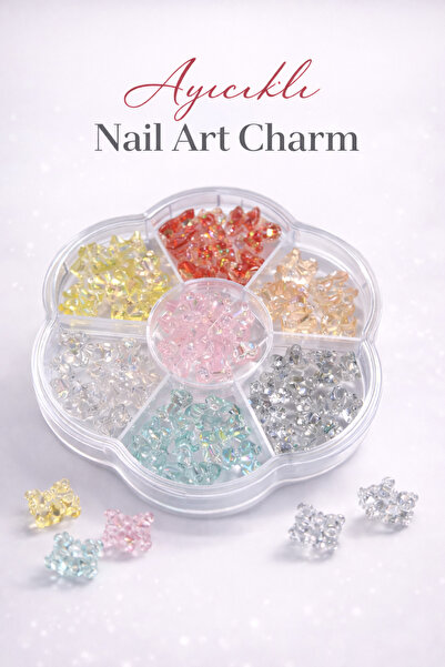 VIOLA BEAUTY 1 Kutu Tırnak Süsleme - Nail Art El Sanatları Aksesuarları Karış...