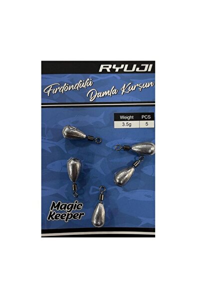RYUJI Fırdöndülü Damla Kurşun 3.5gr 5 Adet