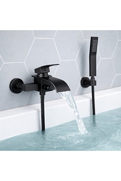 SMART GADGETS C&A Baterie de cadă neagră cu duș de mână