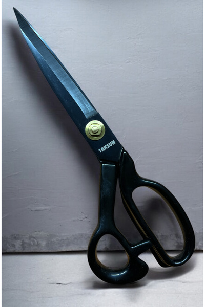 Taksun Profesyonel Kumaş Terzi Makası 25 Cm 10'inç Bilenebilir Paslanmaz Çeli...