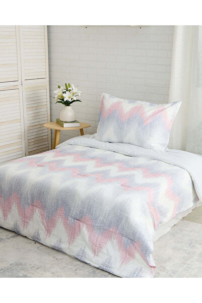 REDTAG طقم لحاف رمادي مكون من 3 قطع مطبوع تجريدي (مقاس فردي)