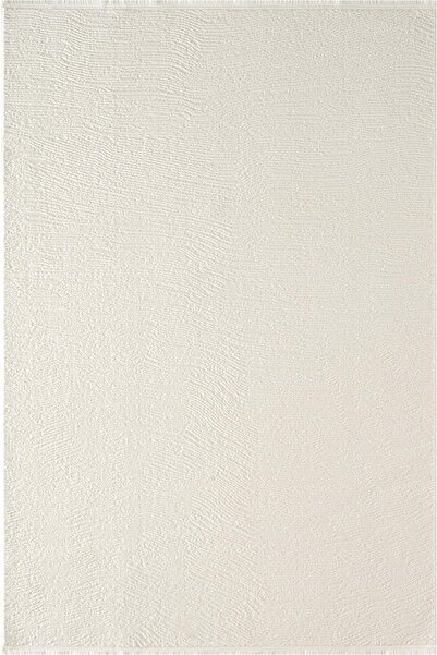 Karmen Halı Look Black LB005W Beyaz Halı Modern Desen Akrilik Yumuşak Tozuaz ...