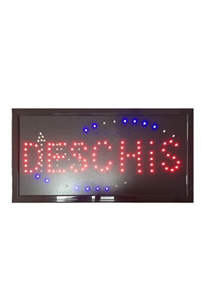 OEM Display board, 48x25 cm, closed/open message, indoor/outdoor use, black