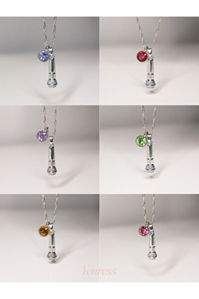 Yenress Collection Manifest Grup Kolyesi Gümüş Renk Mavi